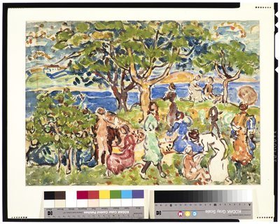 Il picnic, c.1912-15 da Maurice Brazil Prendergast